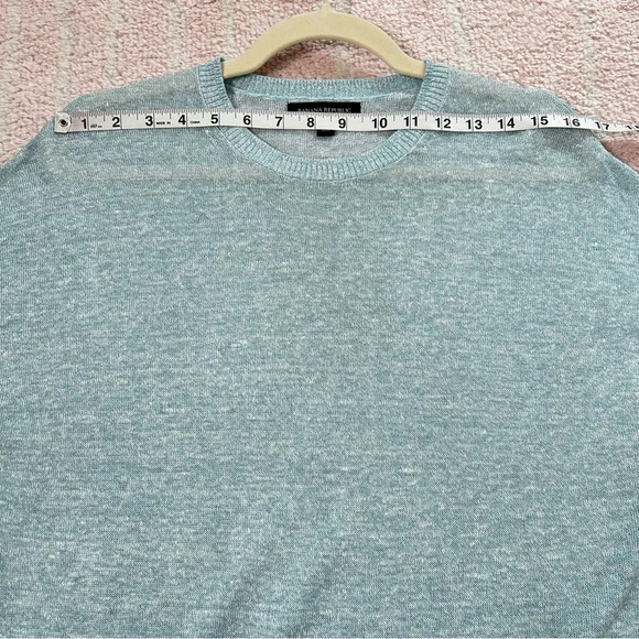 Banana Republic Short Sleeve Sweater Lightweight Knit Size XS Linen Blend - Picture 5 of 9